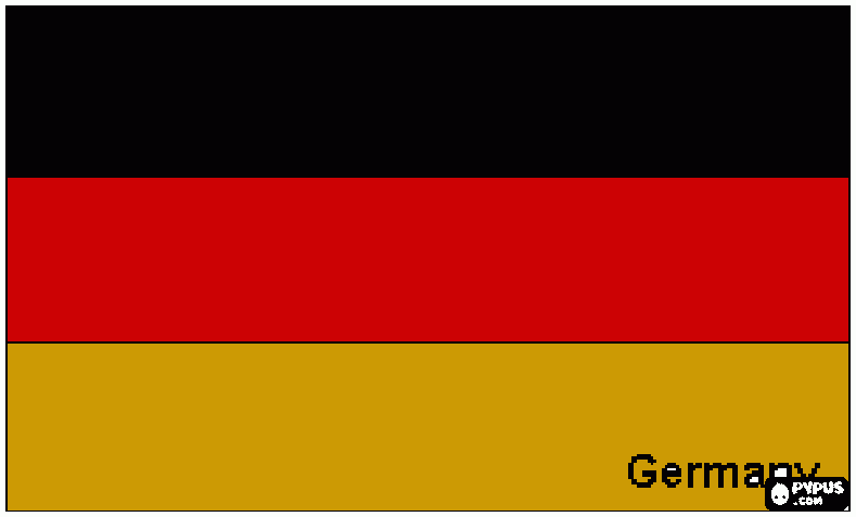 gratis malvorlagen Die Deutsche national flagge