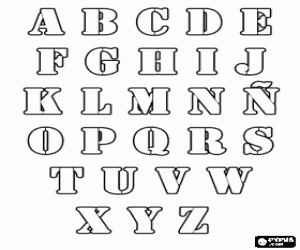 malvorlagen Alphabet druckbuchstaben stencil art oder schablone ausmalbilder
