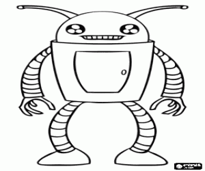 malvorlagen Au�erirdische Roboter ausmalbilder