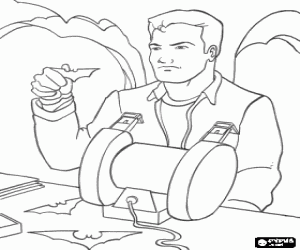 malvorlagen Bruce Wayne Perfektionierung seiner Waffen und Erfindungen in der Batcave ausmalbilder
