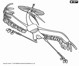 malvorlagen Der Angriff von Meister Crane ausmalbilder