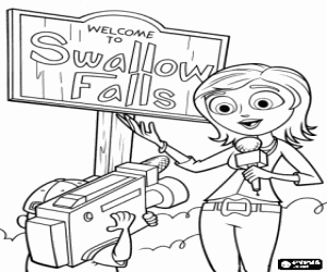 malvorlagen Der Regen von Lebensmitteln, die Hunger in der Welt verhindern kann, ist die beste Nachricht, Sparks Samantha Journalist berichtet live von Swallow Falls ausmalbilder