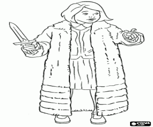 malvorlagen Die kleine Lucy Pevensie in Narnia ausmalbilder