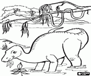 malvorlagen Dinosaurier der im wasser isst ausmalbilder