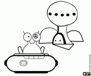 malvorlagen Extraterrestrische raumschiff in ihrem kleinen haus aus ihrem intergalaktischen ausmalbilder