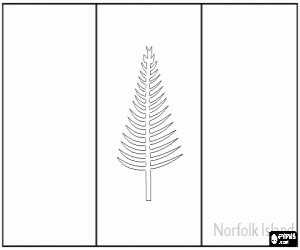malvorlagen Flagge von die Norfolkinsel, australisches Au�engebiet ausmalbilder