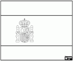 malvorlagen Flagge von Spanien ausmalbilder