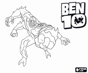 malvorlagen Fourarms oder Krale ist der Ben 10 Alien bevorzugten Angriff ausmalbilder