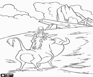 malvorlagen Freunde von Simba, Timon und Pumbaa n�her an den K�nig Rock  ausmalbilder