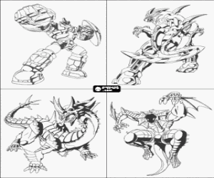 malvorlagen Geburtstag Einladungen mit Zeichnungen von Bakugan ausmalbilder