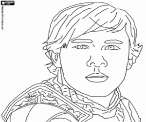 malvorlagen Gesicht von Edmund Pevensie ausmalbilder