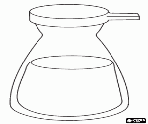 malvorlagen Glas mit deckel f�r getr�nke wie wasser, wein und alkoholfreie getr�nke ohne gas ausmalbilder