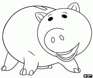 malvorlagen Hamm, das Schwein-f�rmige Spardose ausmalbilder