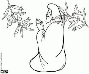 malvorlagen Jesus betet am �lberg ausmalbilder
