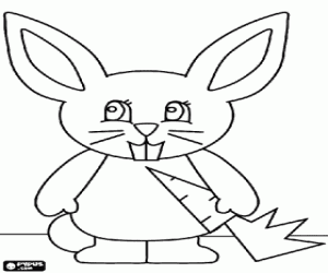 malvorlagen Kaninchen mit einer karotte ausmalbilder