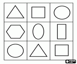 malvorlagen Kasten von geometrischen Figuren ausmalbilder