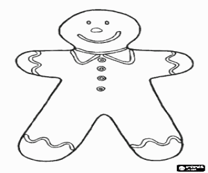 malvorlagen Keks in form von menschen aus lebkuchen ausmalbilder