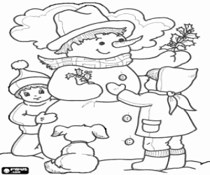 malvorlagen Kinder zum Schluss eine fantastische Schneemann ausmalbilder
