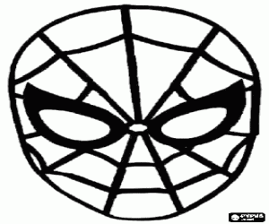 malvorlagen Mask Spiderman, die Spinne ausmalbilder