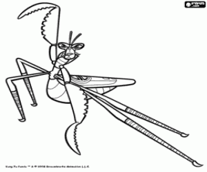 malvorlagen Master Mantis bereit zu k�mpfen ausmalbilder