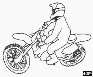 malvorlagen Motocross bike mit piloten ausmalbilder
