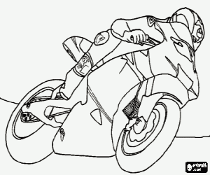 malvorlagen Motorrad-Weltmeisterschaft - MotoGP mit piloten ausmalbilder