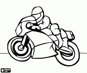 malvorlagen Motorradrennen mit piloten ausmalbilder