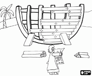 malvorlagen Noah seine arche, von der universal-flut um die wahl  ausmalbilder