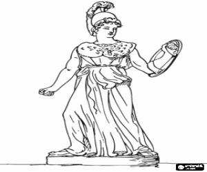 malvorlagen Pallas Athene, in der griechischen mythologie g�ttin der weisheit, strategie und gerechten krieg ausmalbilder