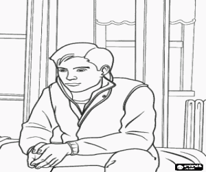 malvorlagen Peter Parker, eine sch�chterne und einsame student, sitzt nachdenklich in seinem haus in New York ausmalbilder