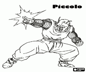 malvorlagen Piccolo, eine sehr starke Krieger, Freund van Goku und Gohan Meister ausmalbilder