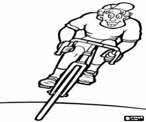 malvorlagen Radfahrer im stra�enverkehr rennen ausmalbilder