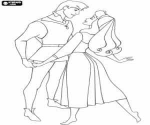 malvorlagen Rose und der Prinz ganz verliebt ausmalbilder
