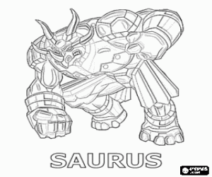 malvorlagen Saurus ist ein humanoider Triceratops Bakugan ausmalbilder