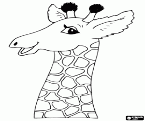 malvorlagen Sch�nes l�cheln giraffe ausmalbilder