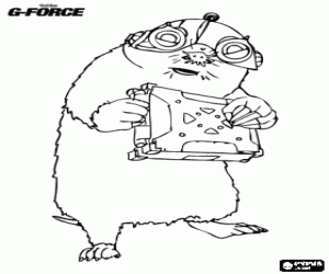 malvorlagen Speckles,  die Sternmull, dem Spezialisten f�r Computer die team G-Force ausmalbilder