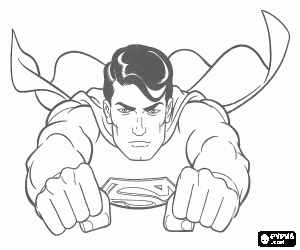 malvorlagen Superman, der Superheld unter ausmalbilder