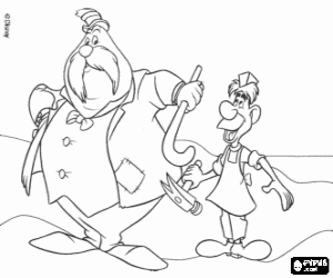 malvorlagen The Walrus und Zimmermann, die Charaktere in einem Gedicht ausmalbilder