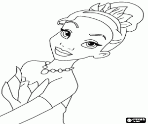 malvorlagen Tiana, die sch�ne Prinzessin aus dem Franz�sisch Quarter von New Orleans ausmalbilder