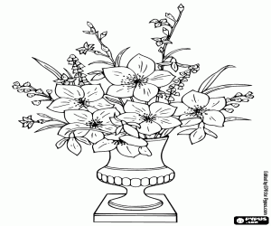 malvorlagen Vase mit blumen vielf�ltig ausmalbilder