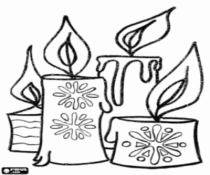 malvorlagen Weihnachten Kerzen brennen ausmalbilder
