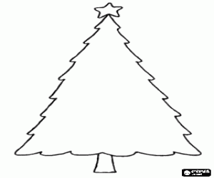 malvorlagen Weihnachtsbaum schm�cken mit einem stern auf der spitze ausmalbilder