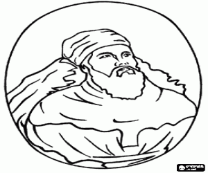 malvorlagen Zarathustra oder Zoroaster, propheten und gr�nder des Zoroastrismus  ausmalbilder