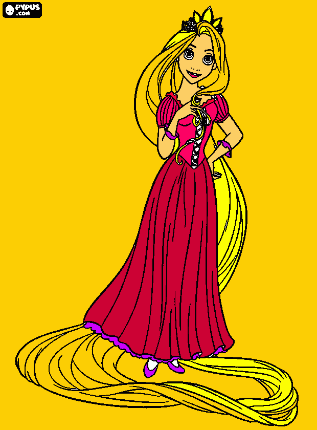 gratis malvorlagen Annabels Rapunzel