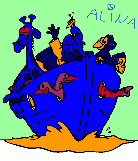 gratis malvorlagen ARCHE NOAH