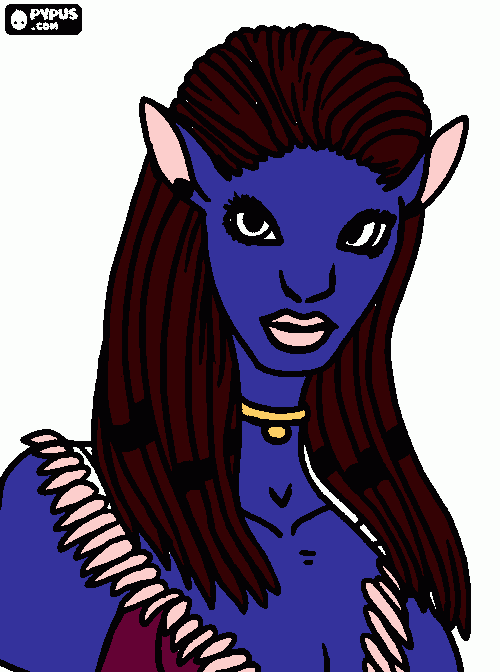 gratis malvorlagen Avatar aufbruch nach Pandora