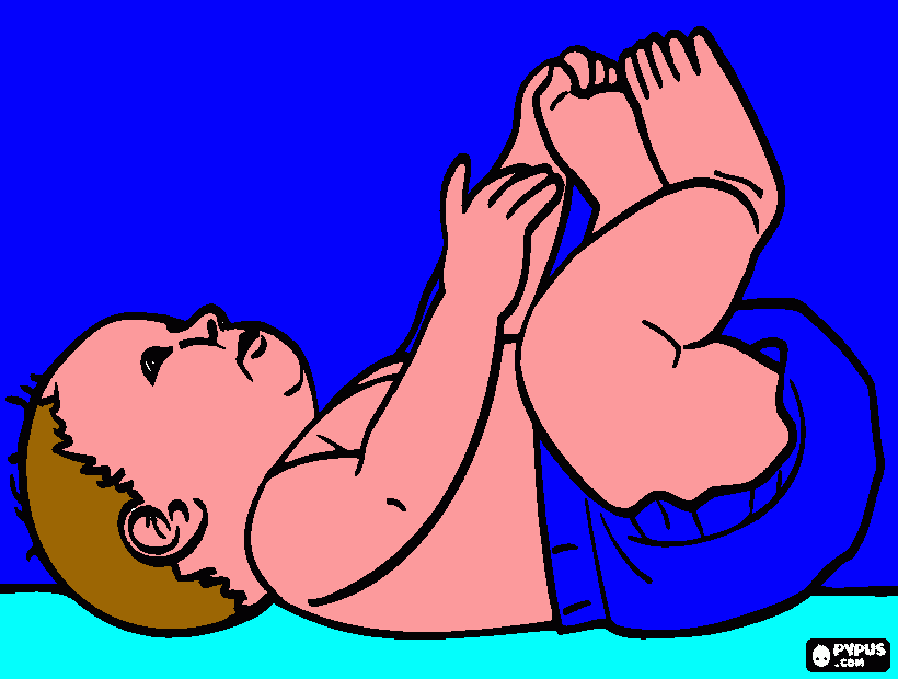 gratis malvorlagen Baby
