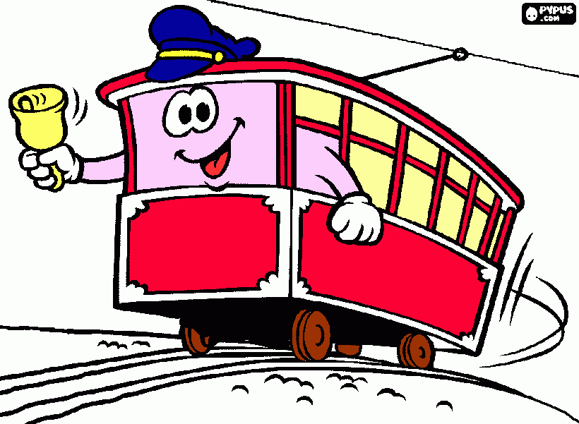 gratis malvorlagen Bahn