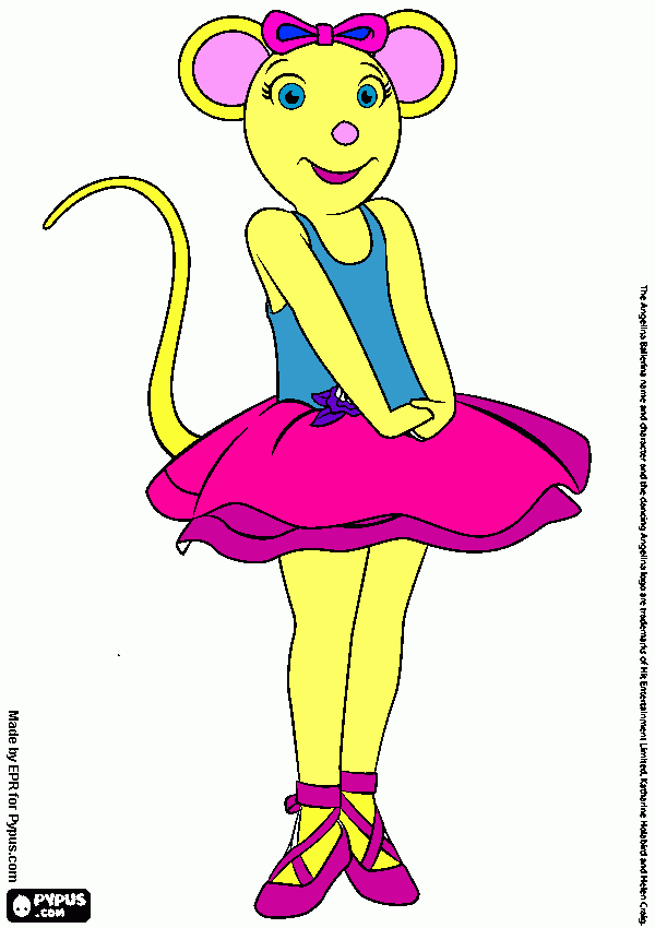 gratis malvorlagen ballerina katy geburtstag