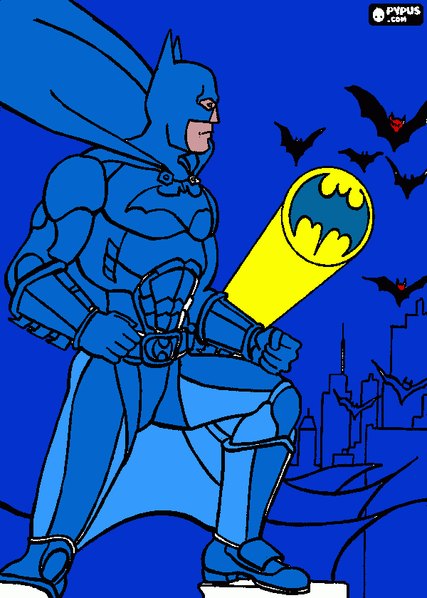 gratis malvorlagen bat man